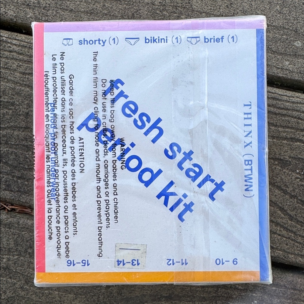 Thinx (BTWN) Sz 13-14 Fresh Start Period Kit - Picture 2 of 3
